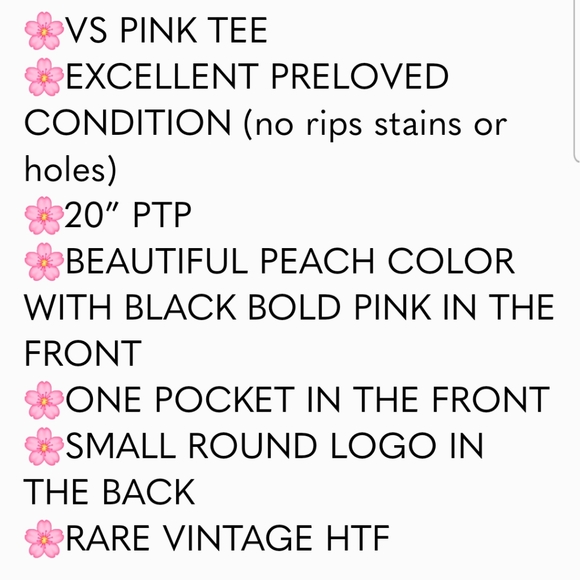 Victoria's Secret PINK Tee - Picture 3 of 3